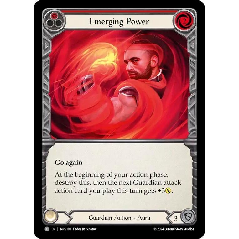 Image for Emerging Power (Red) (MPG100) - Flesh and Blood TCG