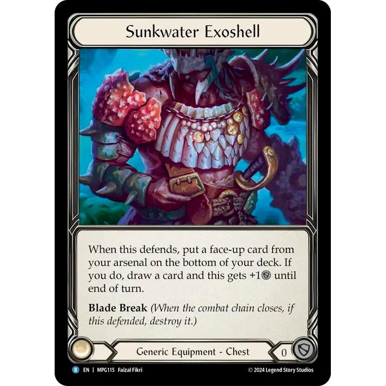 Image for Sunkwater Exoshell (MPG115) - Flesh and Blood TCG