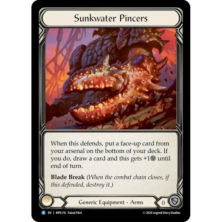 Image for Sunkwater Pincers (MPG116) - Flesh and Blood TCG
