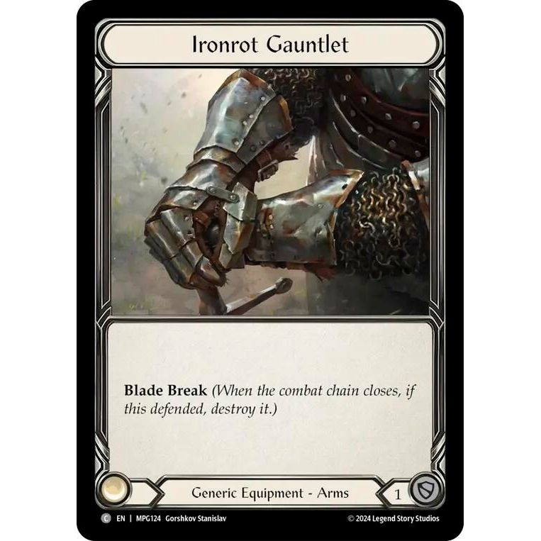 Image for Ironrot Gauntlet (MPG124) - Flesh and Blood TCG