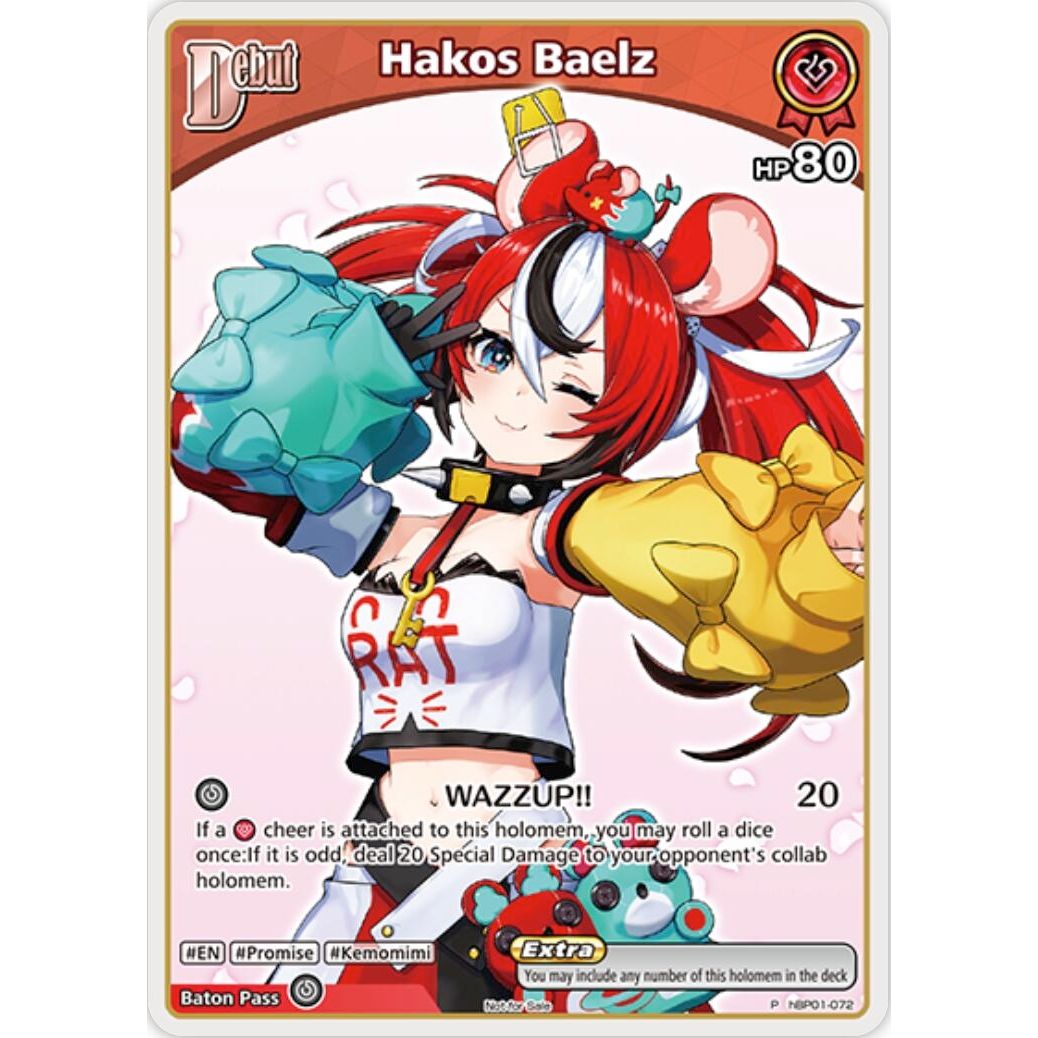 Image for Hakos Baelz (P) (hBP01-072) (hBP01-072) (hOCGP) - hololive OFFICIAL CARD GAME