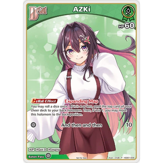 Image for AZKi (P) (hSD01-009) (hSD01-009) (hOCGP) - hololive OFFICIAL CARD GAME