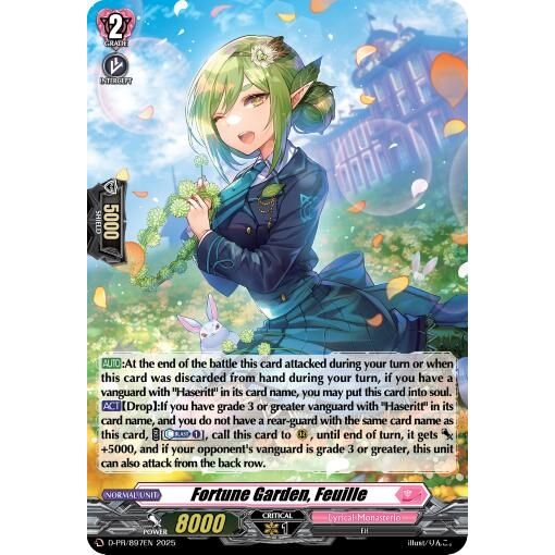 Image for Fortune Garden, Feuille (Foil) (D-PR/897EN) (D-PR) - Cardfight Vanguard