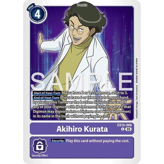 Image for Akihiro Kurata (EX10-066 U) (EX10) - Digimon Card Game