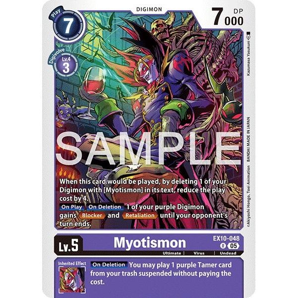 Image for Myotismon (EX10-048 R) (EX10) - Digimon Card Game