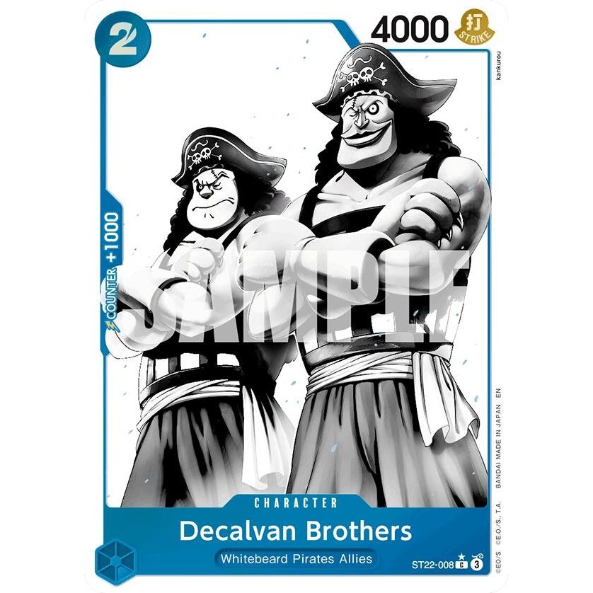 Image for Decalvan Brothers (Parallel) (ST22-008) (ST-22) - One Piece Card Game
