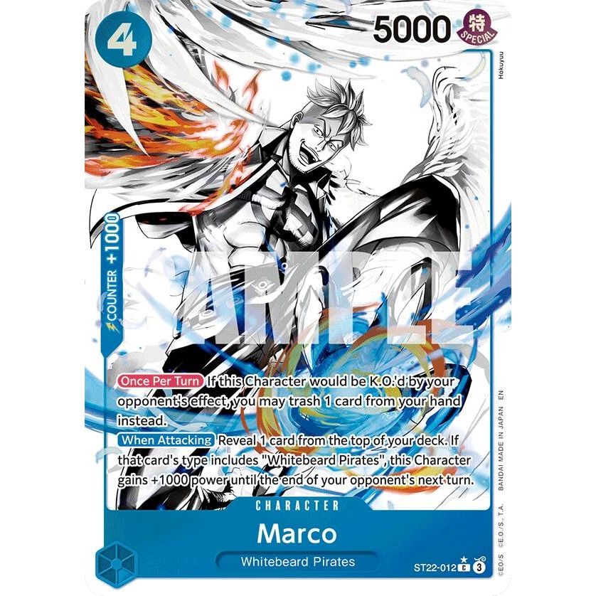 Image for Marco (Parallel) (ST22-012) (ST-22) - One Piece Card Game