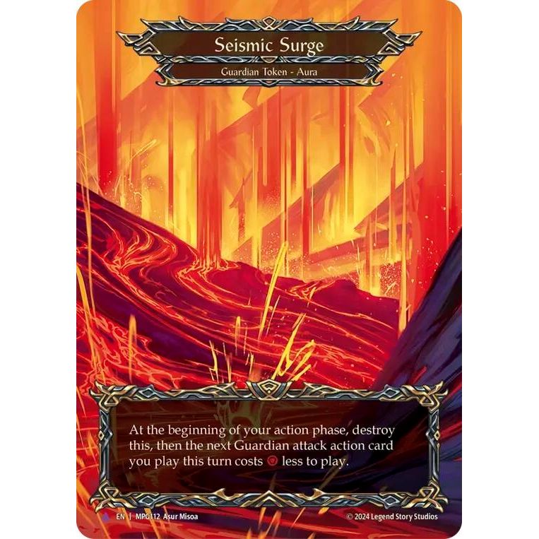 Image for Seismic Surge (Lava) (Marvel) (MPG112) - Flesh and Blood TCG