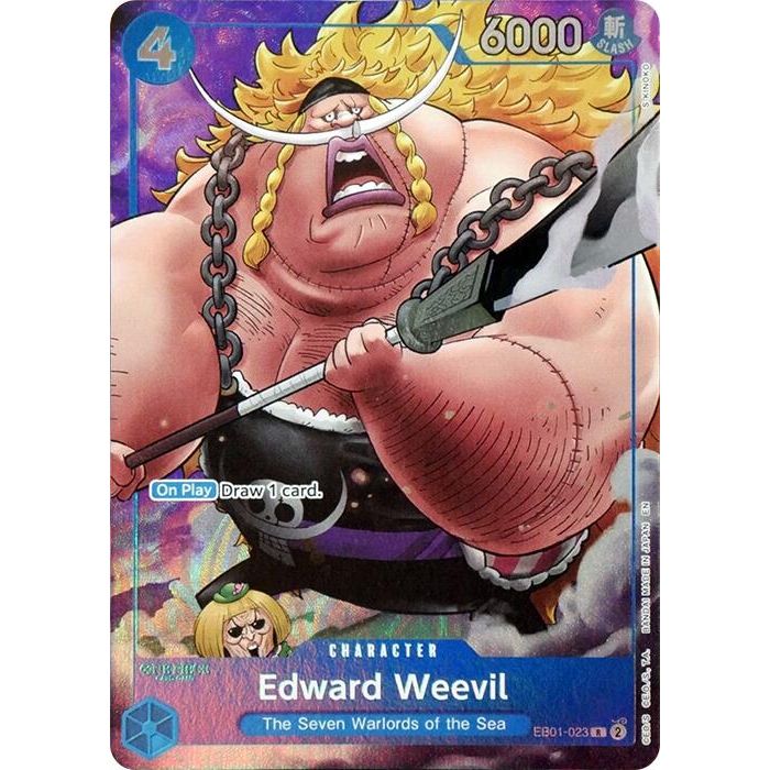 Edward Weevil (Seven Warlords of the Sea Binder Set) (EB01-023) (OP-PR)
