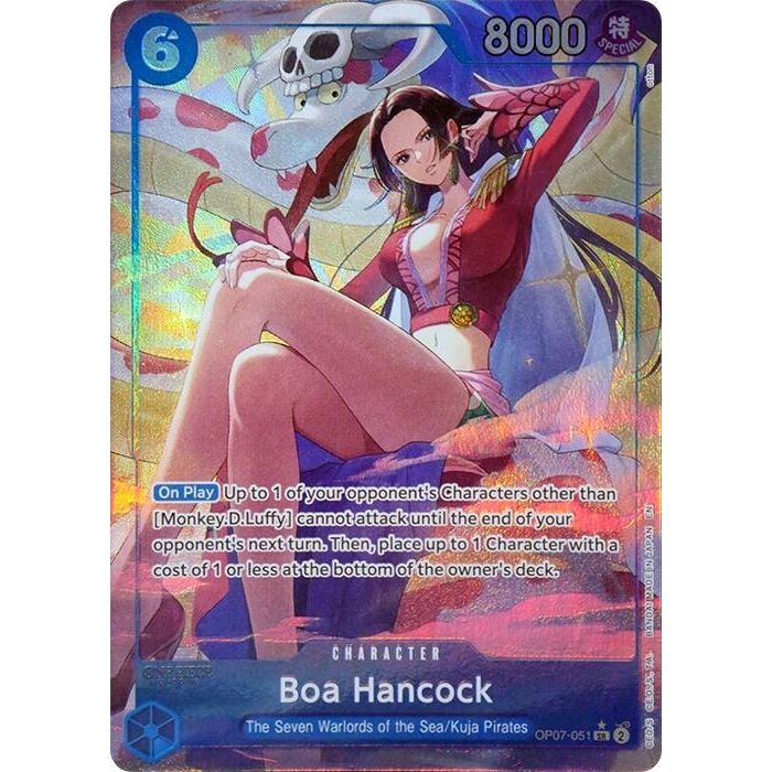 Boa Hancock (Seven Warlords of the Sea Binder Set) (Alternate Art) (OP07-051) (OP-PR)