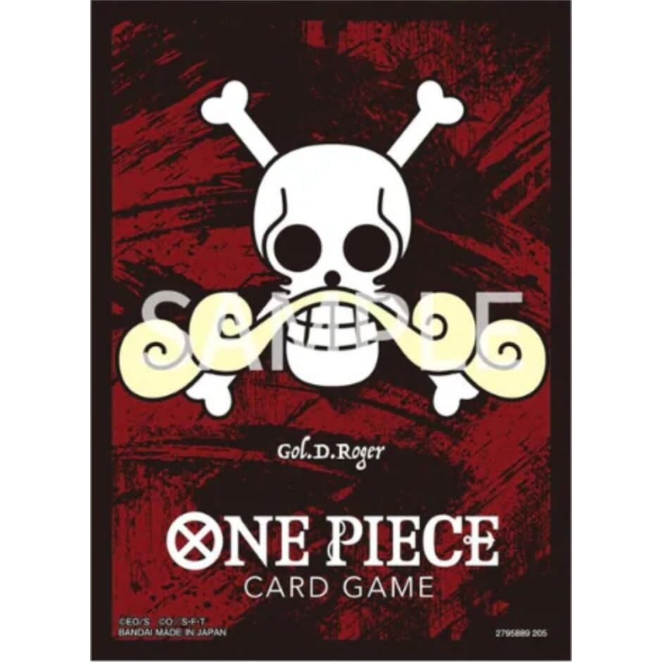 Image for One Piece Card Game Official Sleeves - Premium Gol.D.Roger (70-Pack) - Card Sleeves