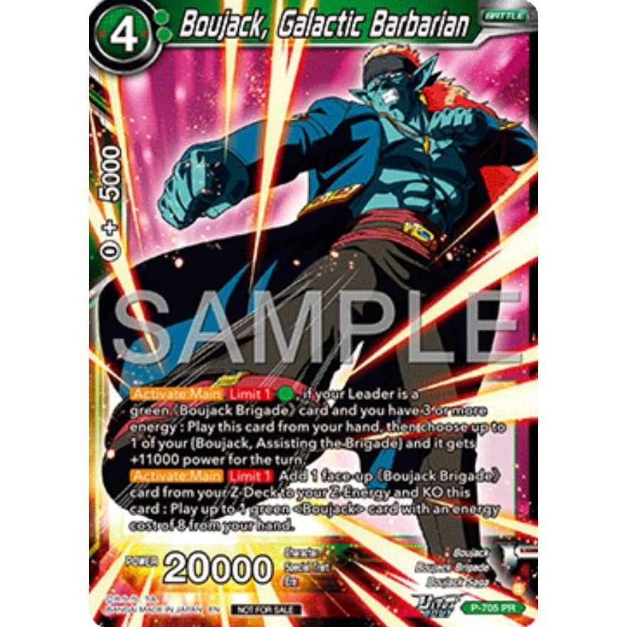 Image for Boujack, Galactic Barbarian (Ultra-Bout Series Tournament Pack Vol.13) (P-705) (TPR) - Dragon Ball Super: Masters