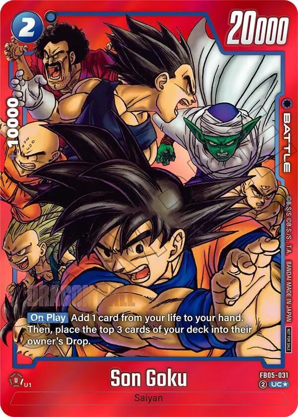 Image for Son Goku - FB05-031 (Limited Pack MANGA Version 01) (FB05-031) (DBSFW_TPR) - Dragon Ball Super: Fusion World