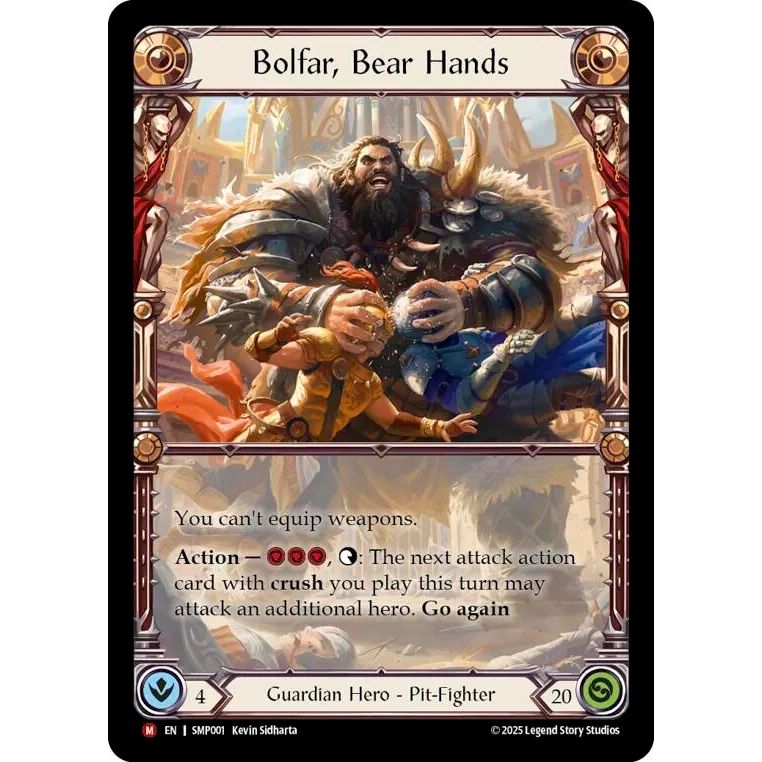 Image for Bolfar, Bear Hands (SMP001) - Flesh and Blood TCG