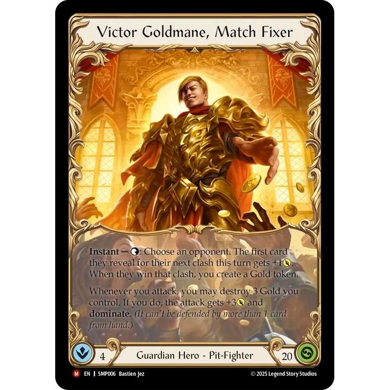 Image for Victor Goldmane, Match Fixer (SMP006) - Flesh and Blood TCG