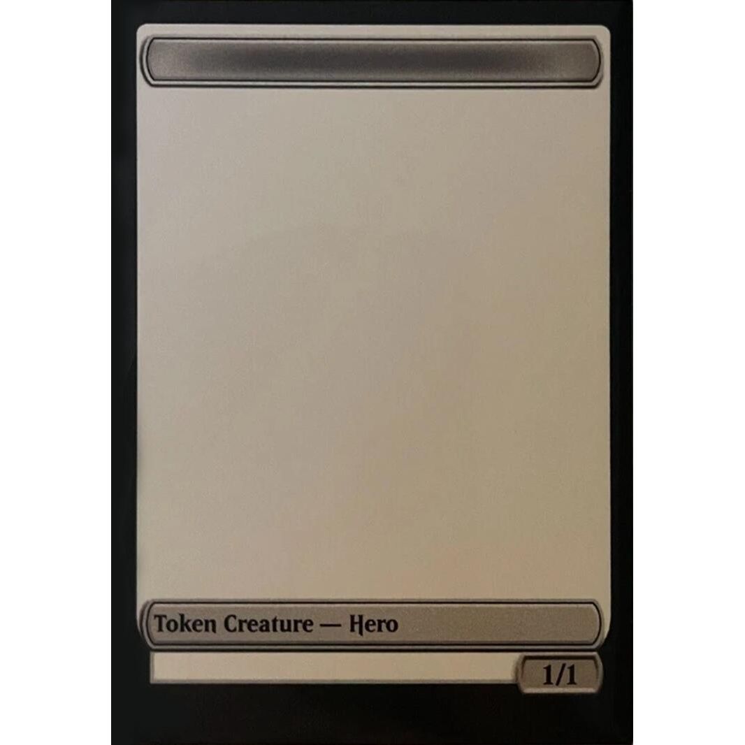 Image for Blank Hero Token (UMP) - Magic: The Gathering