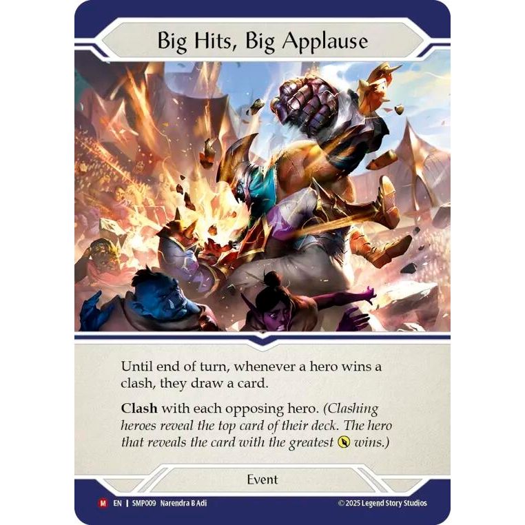 Image for Big Hits, Big Applause (SMP009) - Flesh and Blood TCG