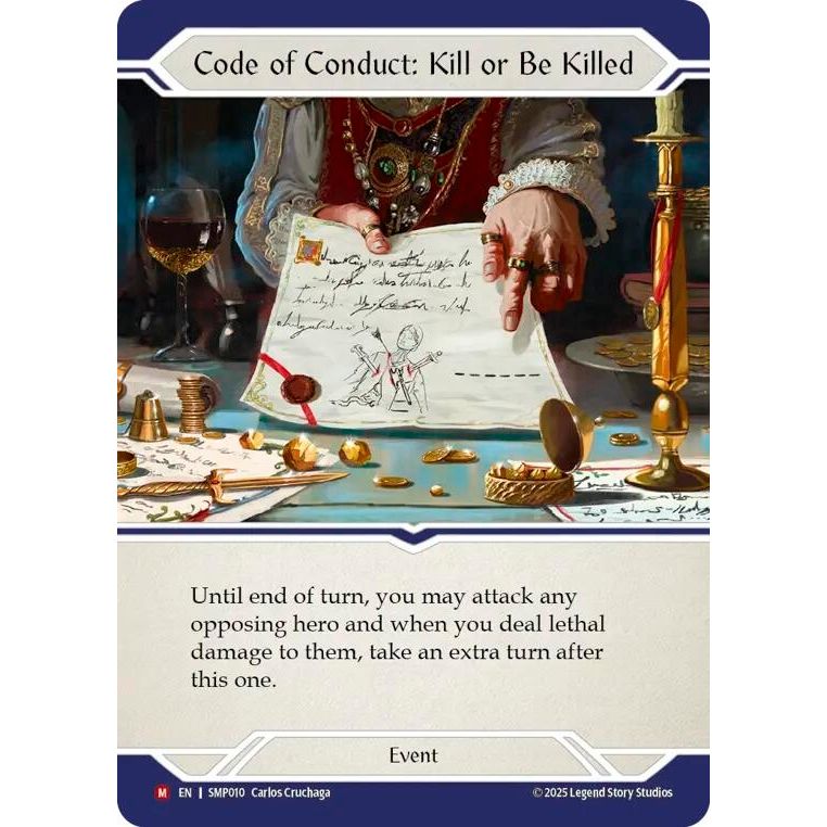 Image for Code of Conduct: Kill or Be Killed (SMP010) - Flesh and Blood TCG