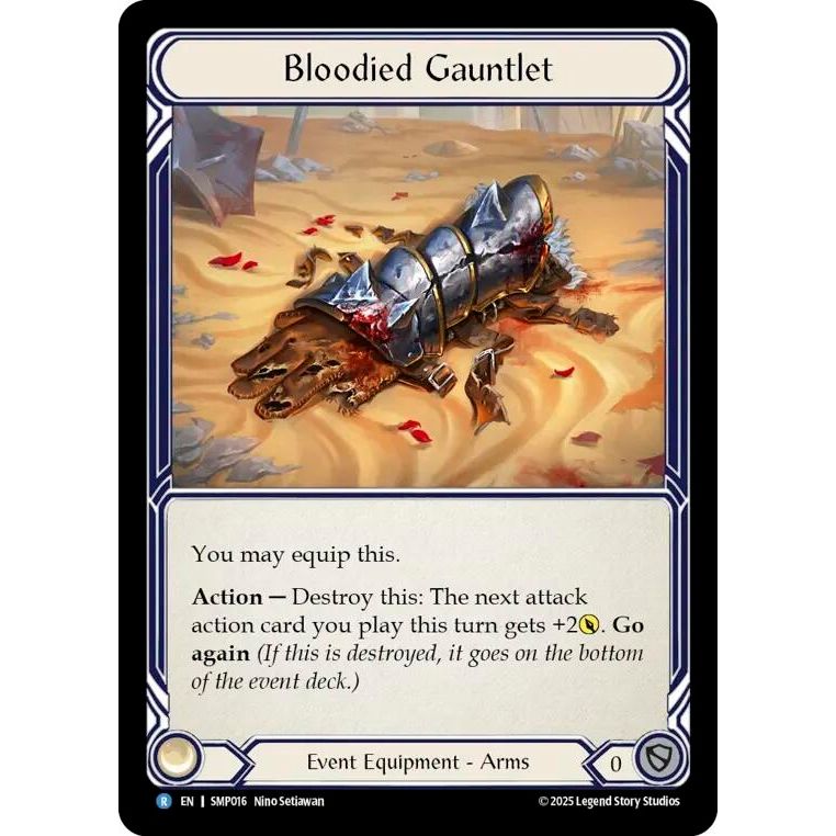 Image for Bloodied Gauntlet (SMP016) - Flesh and Blood TCG