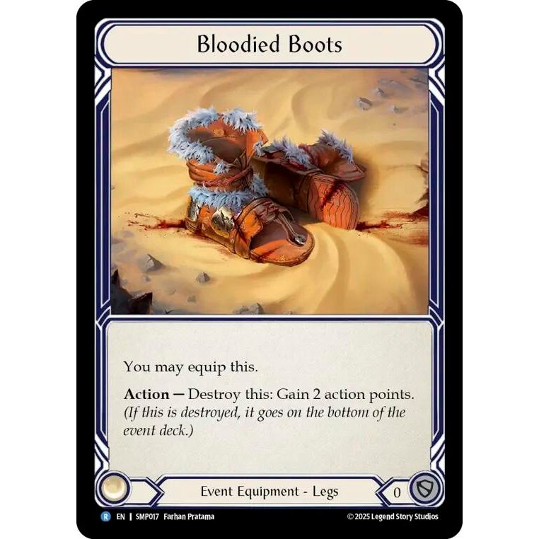 Image for Bloodied Boots (SMP017) - Flesh and Blood TCG