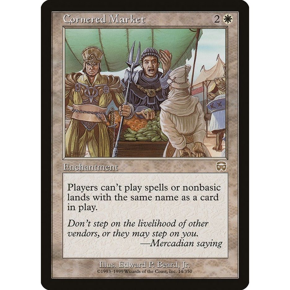 Image for Cornered Market (14) (MMQ) - Magic: The Gathering