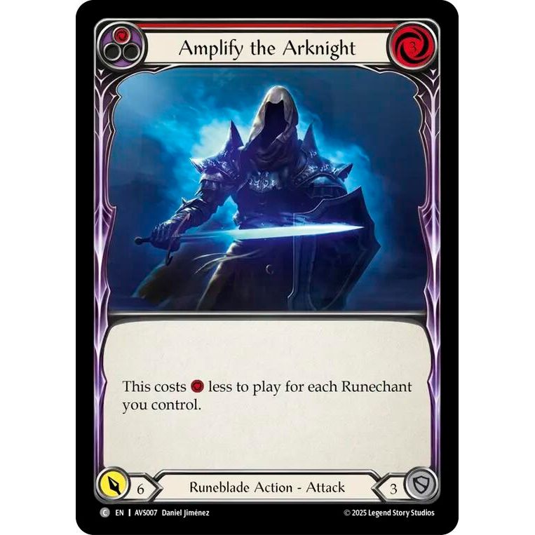 Image for Amplify the Arknight (Red) (AVS007) - Flesh and Blood TCG