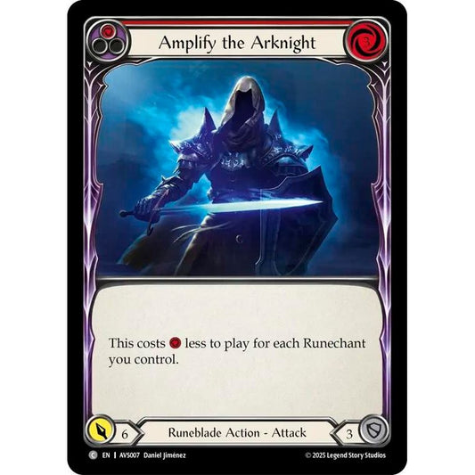 Image for Amplify the Arknight (Red) (AVS007) - Flesh and Blood TCG