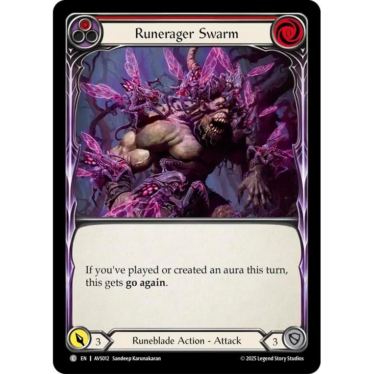 Image for Runerager Swarm (Red) (AVS012) - Flesh and Blood TCG