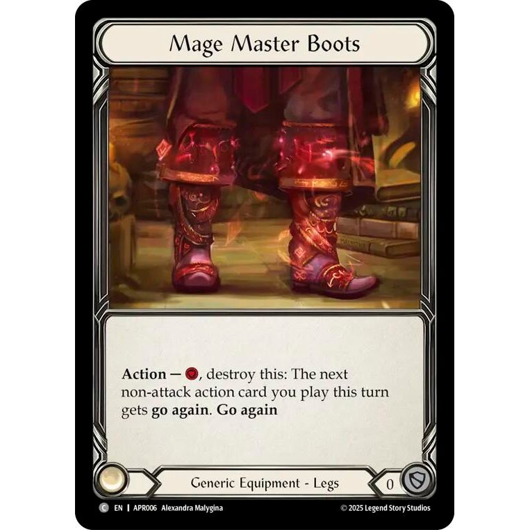 Image for Mage Master Boots (APR006) - Flesh and Blood TCG