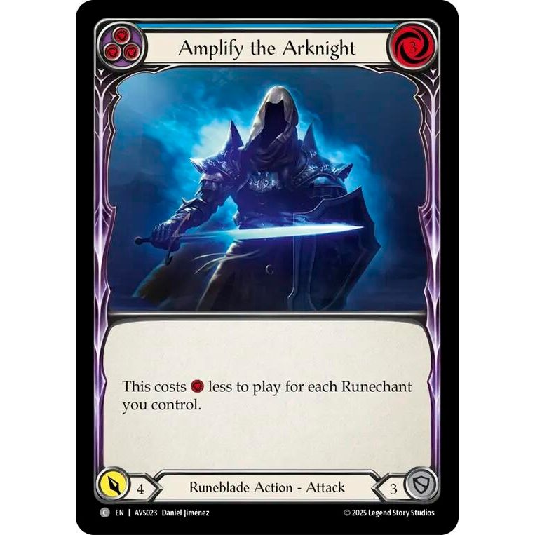 Image for Amplify the Arknight (Blue) (AVS023) - Flesh and Blood TCG