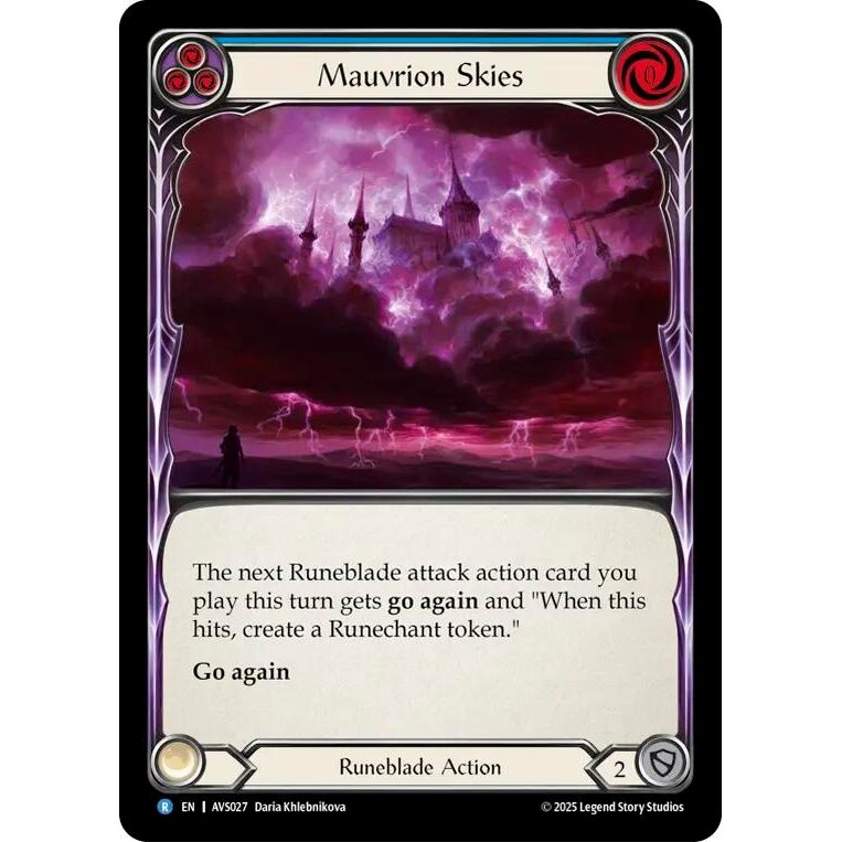 Image for Mauvrion Skies (Blue) (AVS027) - Flesh and Blood TCG