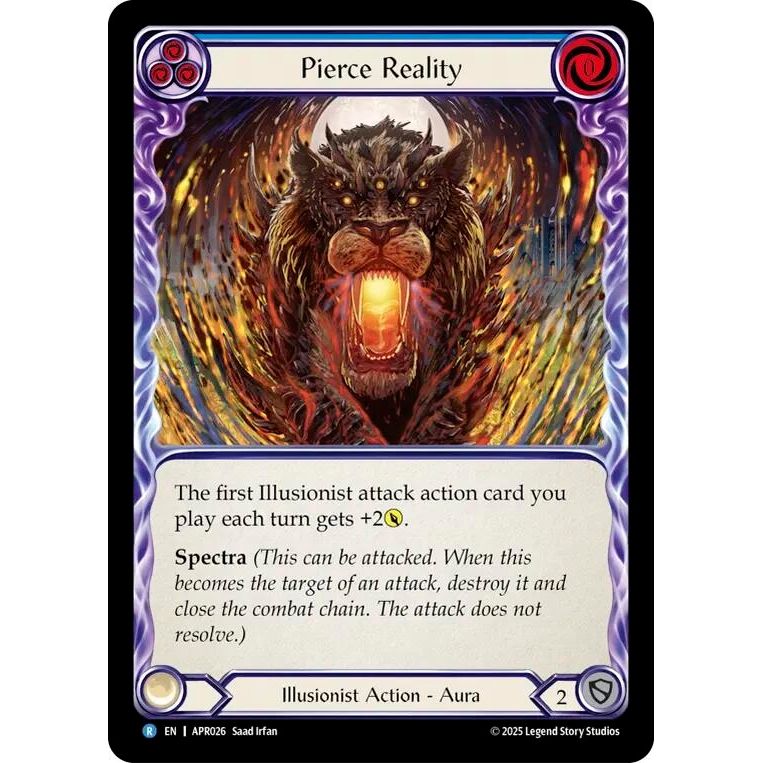 Image for Pierce Reality (APR026) - Flesh and Blood TCG