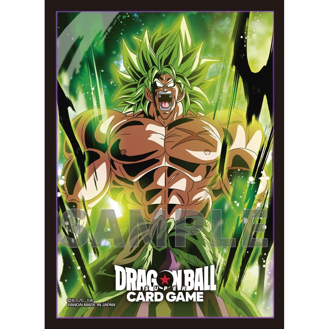 Image for Dragon Ball Super Fusion World Card Game Official Sleeves - Broly (64-Pack) - Card Sleeves