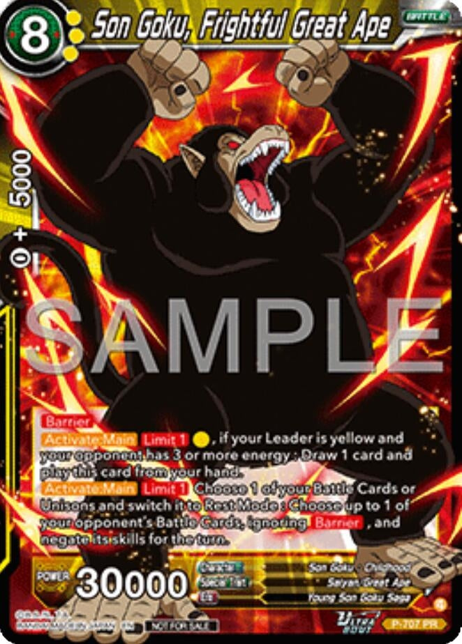 Image for Son Goku, Frightful Great Ape (Ultra-Bout Series Tournament Pack Vol.13) (P-707) (TPR) - Dragon Ball Super: Masters