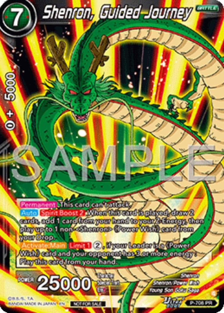 Image for Shenron, Guided Journey (Ultra-Bout Series Tournament Pack Vol.13) (P-708) (TPR) - Dragon Ball Super: Masters