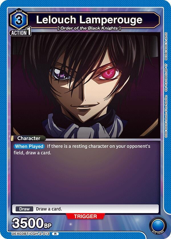 Image for Lelouch Lamperouge (013) (UEX03BT/CGH-2-013) (UEX03BT) - Union Arena