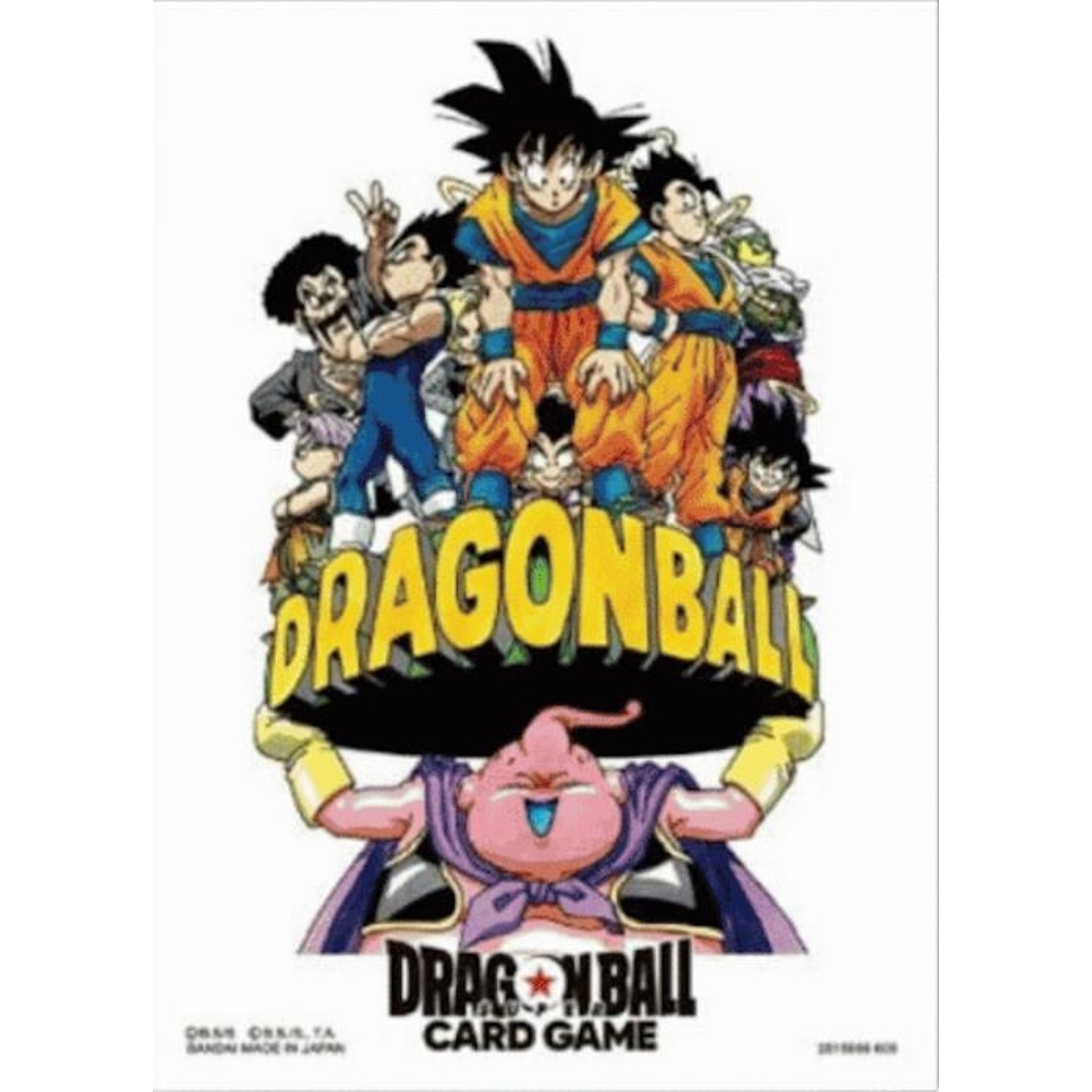 Image for Dragon Ball Super Fusion World Card Game Official Sleeves: Illustrations - Son Goku & Majin Buu (64-Pack) - Card Sleeves
