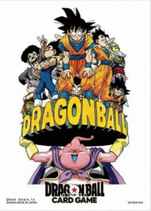 Image for Dragon Ball Super Fusion World Card Game Official Sleeves: Illustrations - Son Goku & Majin Buu (64-Pack) - Card Sleeves
