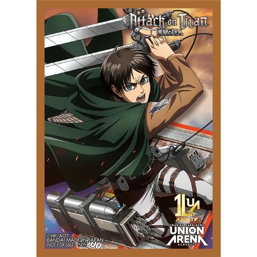 Image for Union Arena Rare Battle AP Card Sleeves - Attack on Titan (3-Pack) - Card Sleeves
