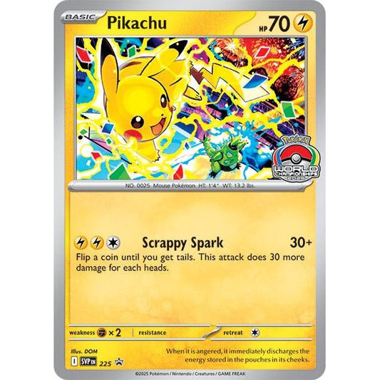 Image for Pikachu - 225 (World Championship 2025) (225) (SVP) - Pokemon