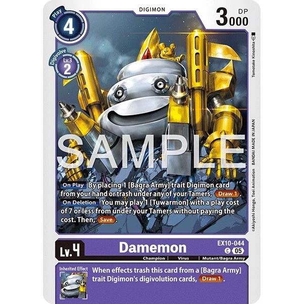Image for Damemon (EX10-044 C) (EX10) - Digimon Card Game