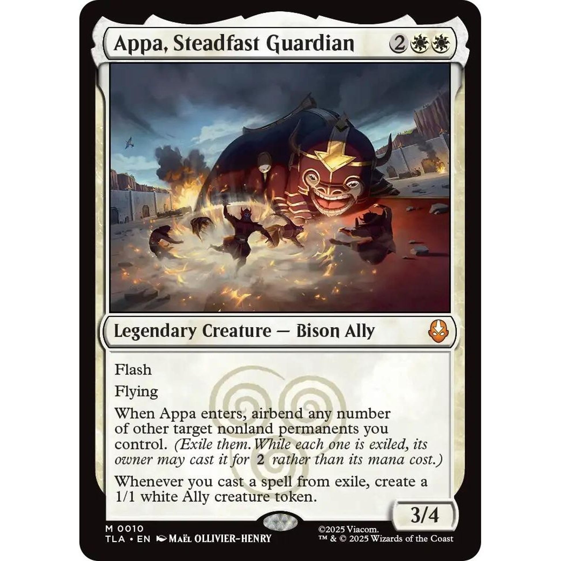 Image for Appa, Steadfast Guardian (10) (TLA) - Magic: The Gathering