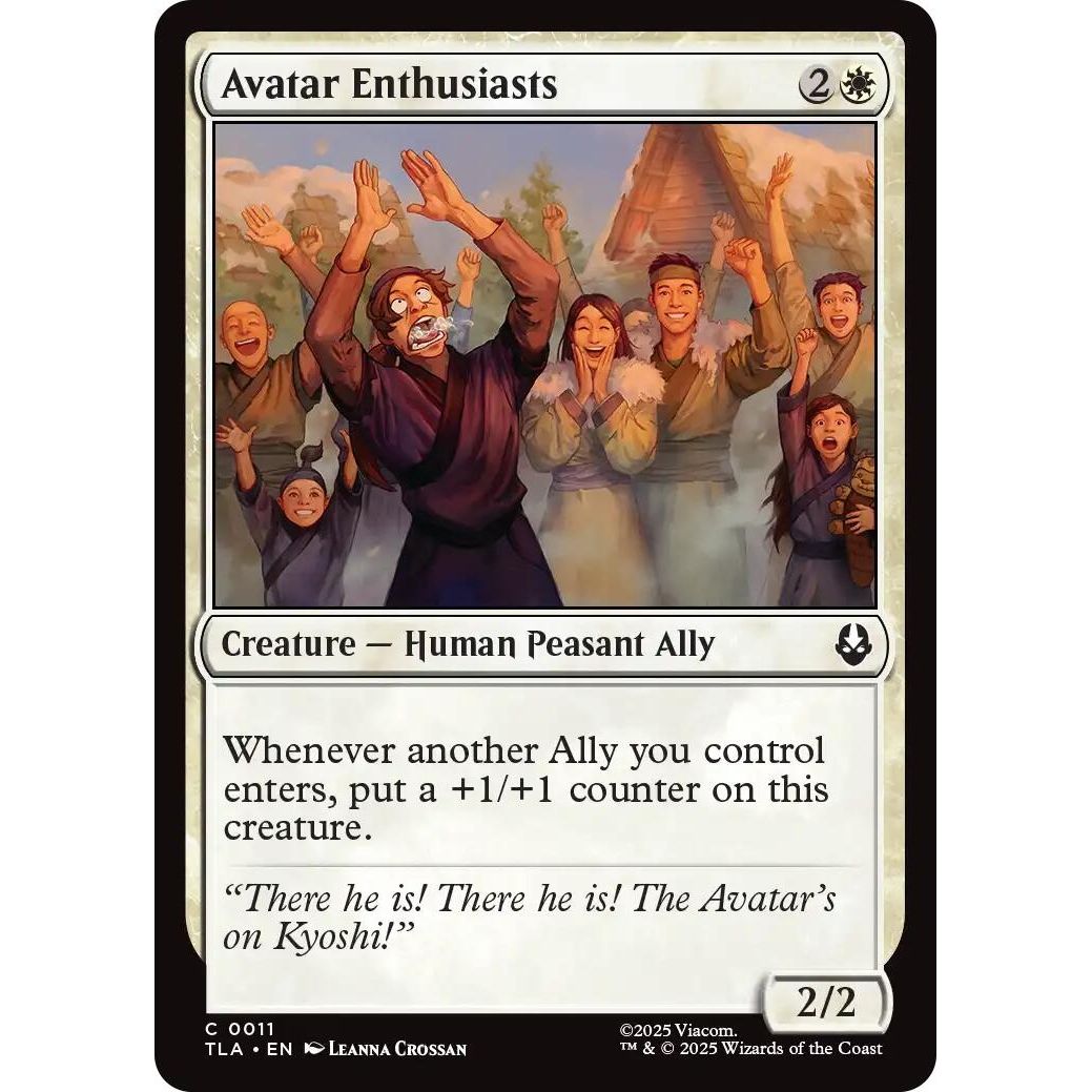 Image for Avatar Enthusiasts (11) (TLA) - Magic: The Gathering
