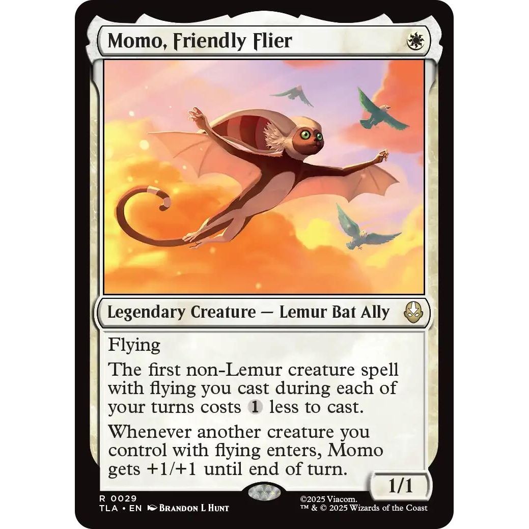 Image for Momo, Friendly Flier (29) (TLA) - Magic: The Gathering