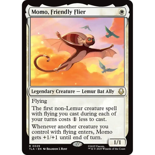 Image for Momo, Friendly Flier (29) (TLA) - Magic: The Gathering
