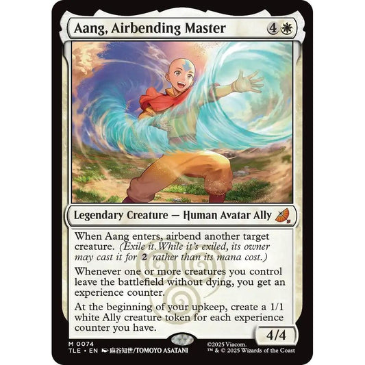 Image for Aang, Airbending Master (74) (TLE) - Magic: The Gathering