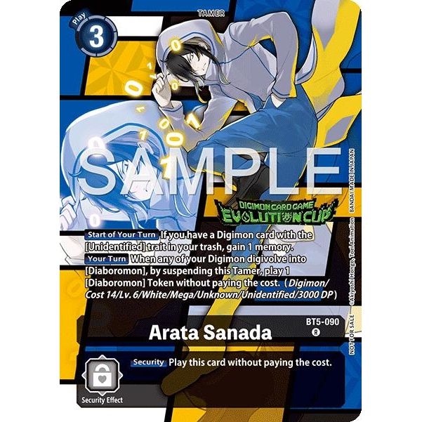 Image for Arata Sanada (Evolution Cup 2025 Vol. 2) (BT5-090 R) (BT05) - Digimon Card Game