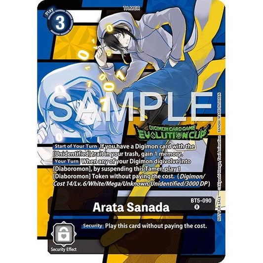 Image for Arata Sanada (Evolution Cup 2025 Vol. 2) (BT5-090 R) (BT05) - Digimon Card Game