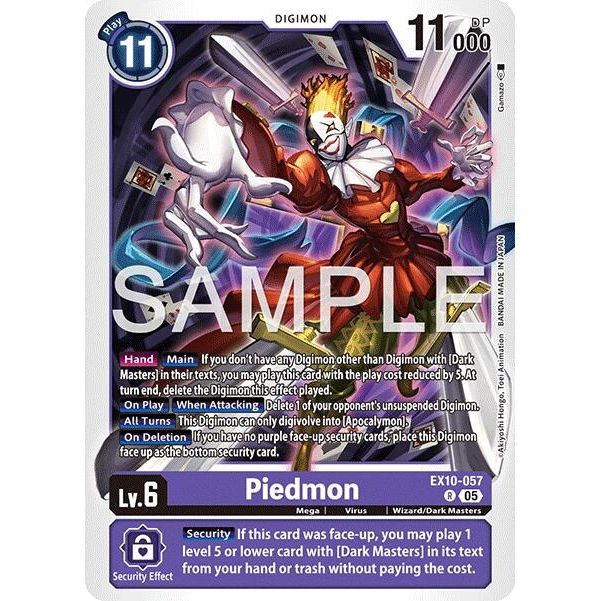 Image for Piedmon (EX10-057 R) (EX10) - Digimon Card Game