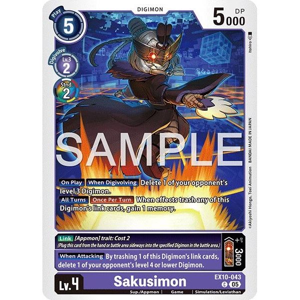 Image for Sakusimon (EX10-043 C) (EX10) - Digimon Card Game